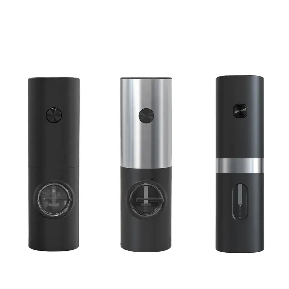 Wholesale Pepper Grinder Set with Adjustable Coarseness LED Light for Salt Pepper Manufacturer, Factories