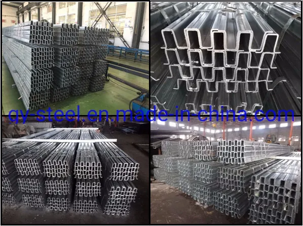 Galvanized Omega Profile Display