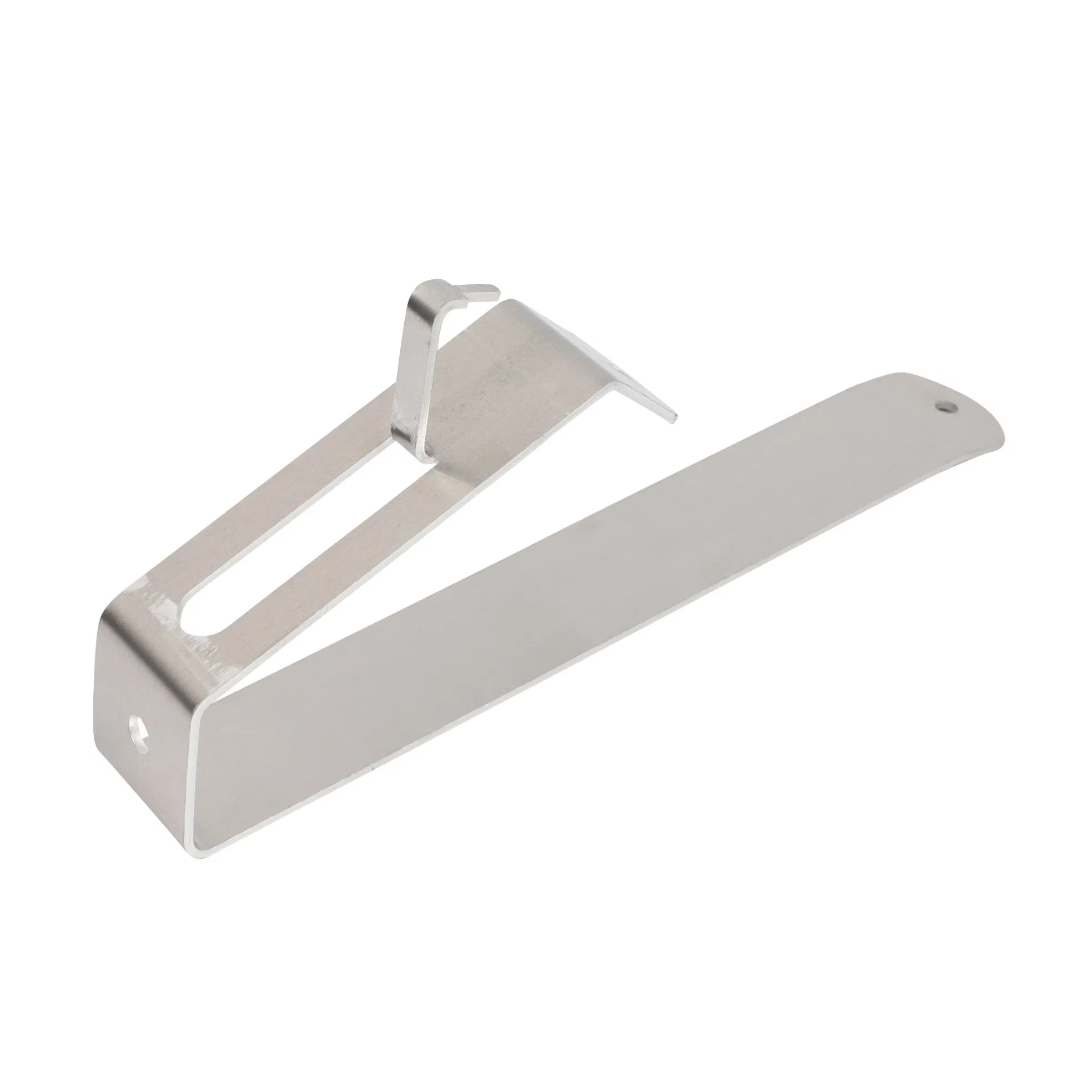 Custom Stainless Steel Sheet Metal Fabricated Double - Hole Threaded Plates in Assorted Sizes