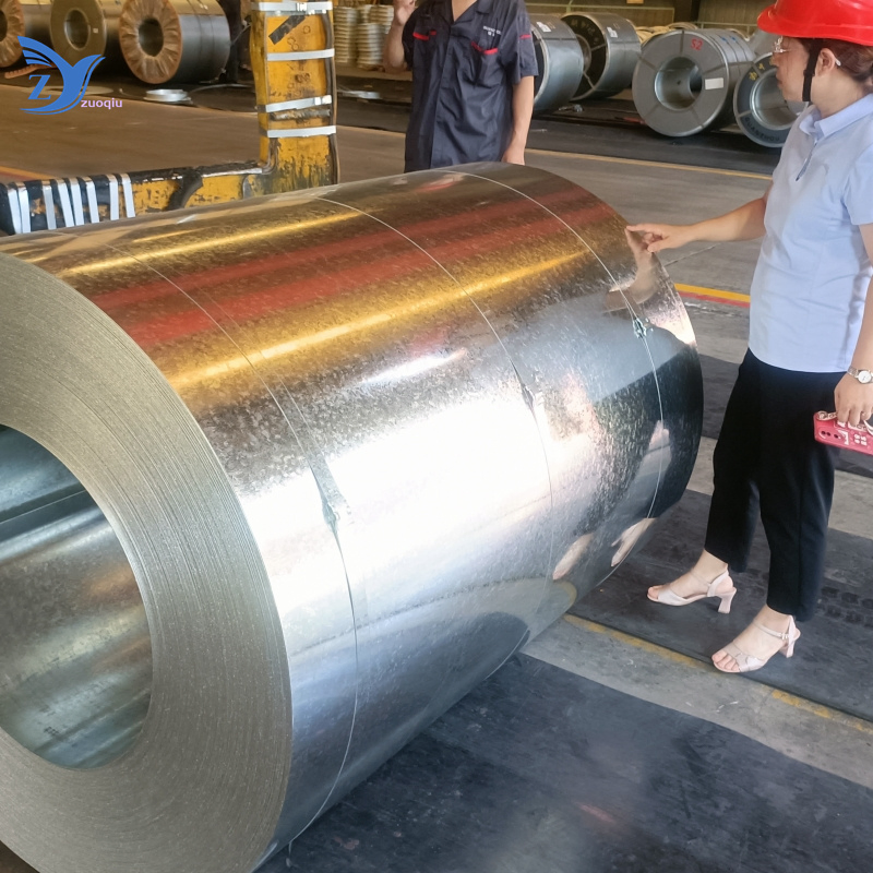 SGCC Dx51d Thickness 0.1-6.0mm Zero/ Normal Spangle Galvanized Steel Coil