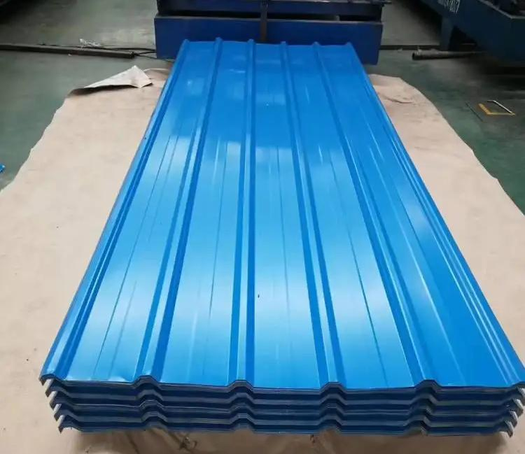 Durable Prepainted Color Coated PPGI Galvalume Steel Roofing Sheets for Building Material