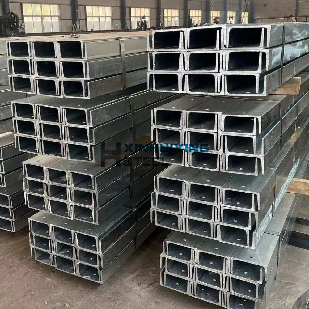 Timber Retaining Wall Steel Channel Hot Rolled Galvanized Steel C Section