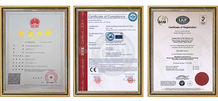 Quality Certifications
