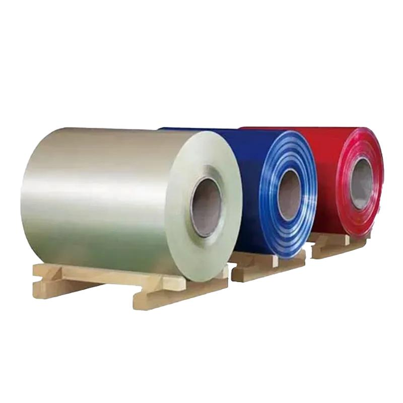 Carbon Steel Coil Prepainted Cold Rolled Carbon Gi PPGI PPGL Steel Roofing Coil Color Coated Galvanized Steel Sheet