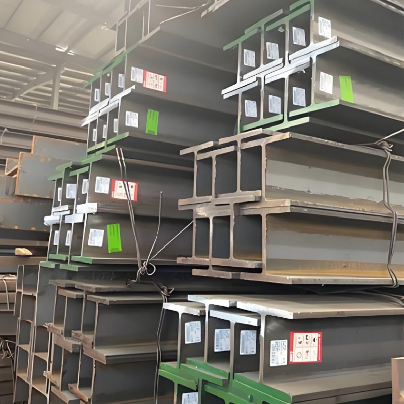 High Strength A36 Ss400 S235jr S355jr Structural Material Hot Rolled Wide Shaped Flange Galvanized Carbon Steel Welded H Section Beam Price for Construction