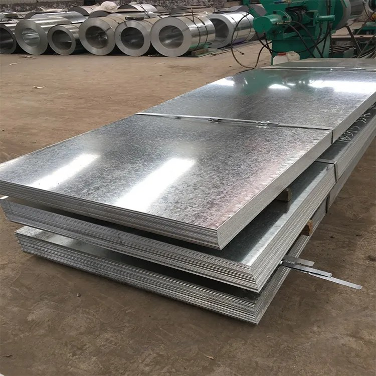 ASTM Dx54D As120 Galvanized Steel Sheet Dx53D Z120g Dx56D Secc Ciron Plate Spc0.2-6 mm Cold Rolled SGCC 400 Hot Dipped Dx52D Dx51d Ms Galvanized Steel Sheet