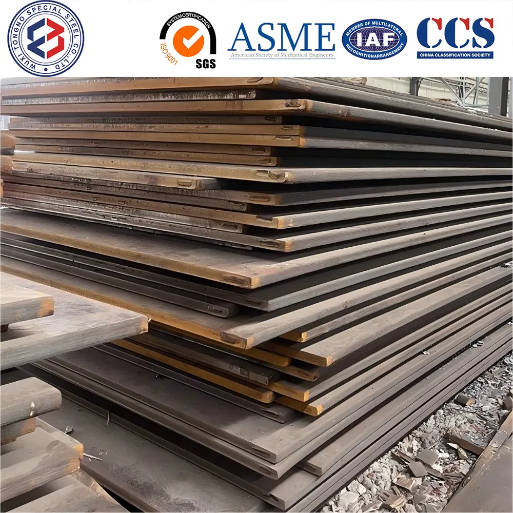 Hot Rolled CS Sheet A516 Gr. 60 Gr. 70 Q235B S355jr Ss 304L 904L 201 304 Stainless Steel Plate for Pressure Vessel, Food Equipment
