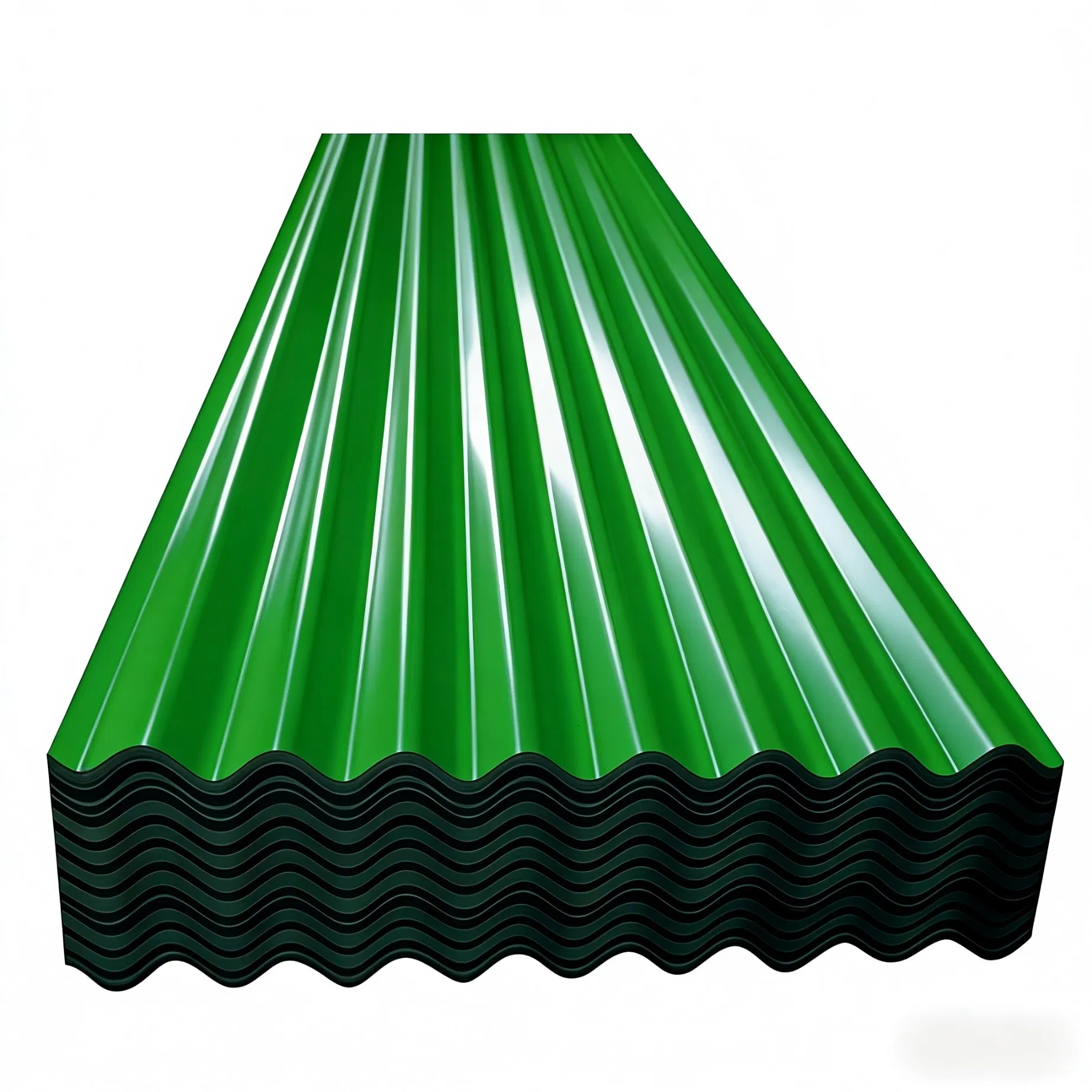 Cheap Price PPGI Customized Corrugated Steel Metal Roofing Tile Hot Rolled Color Coated Prepainted Galvanized Steel Zinc Tin Roof Sheet with Large Stock