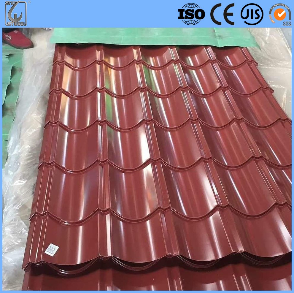 Color Corrugated Roofing Sheet Color Coated Galvalume Galvanized Steel Sheet