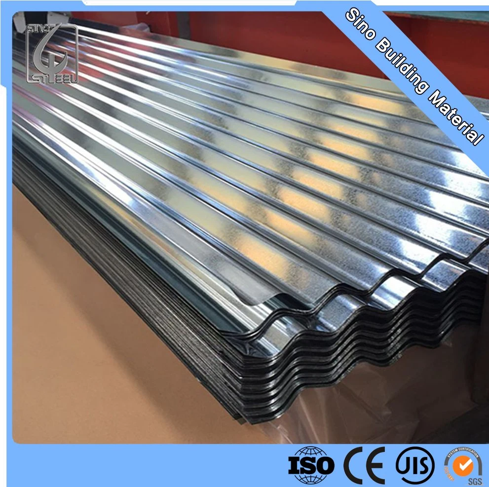 0.13-1.0/Bwg/AWG Roof Sheet Zero Regular Spangle Zinc Coated Corrugated Roofing Sheet