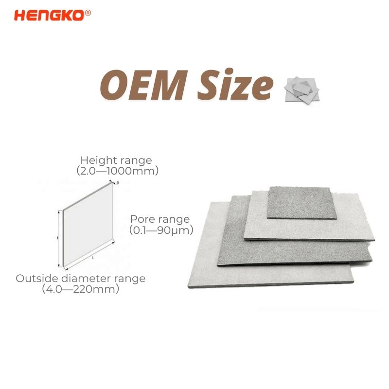 Sintered Stainless Steel Plate with Robust and Durable Design Suitable for Automotive Industry