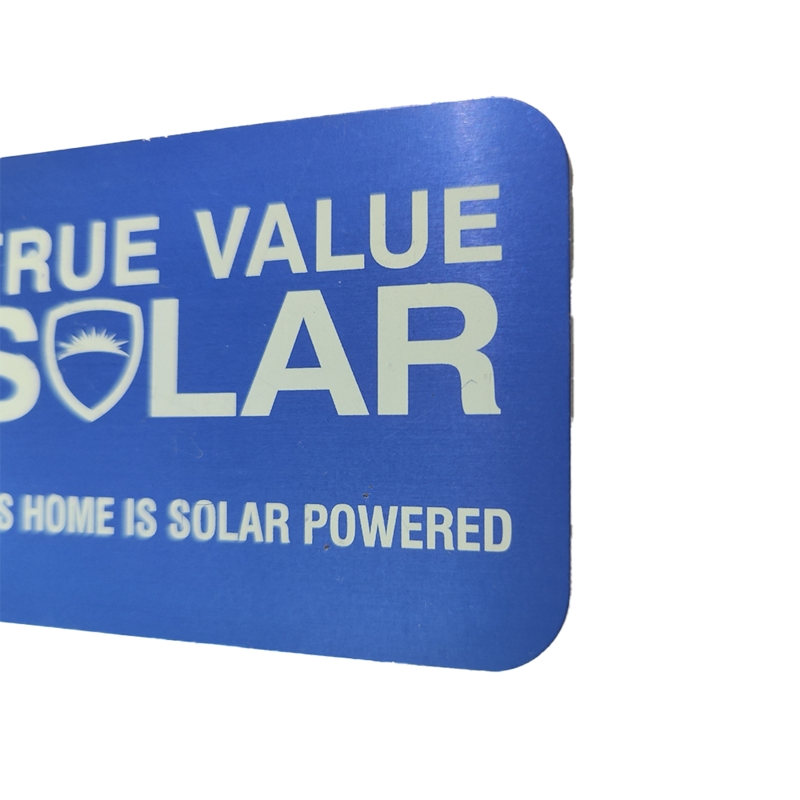 Name Tag Custom Industrial Equipment Office Door Etching Oxidation Printing Aluminum Brushed Stainless Steel Metal Nameplate