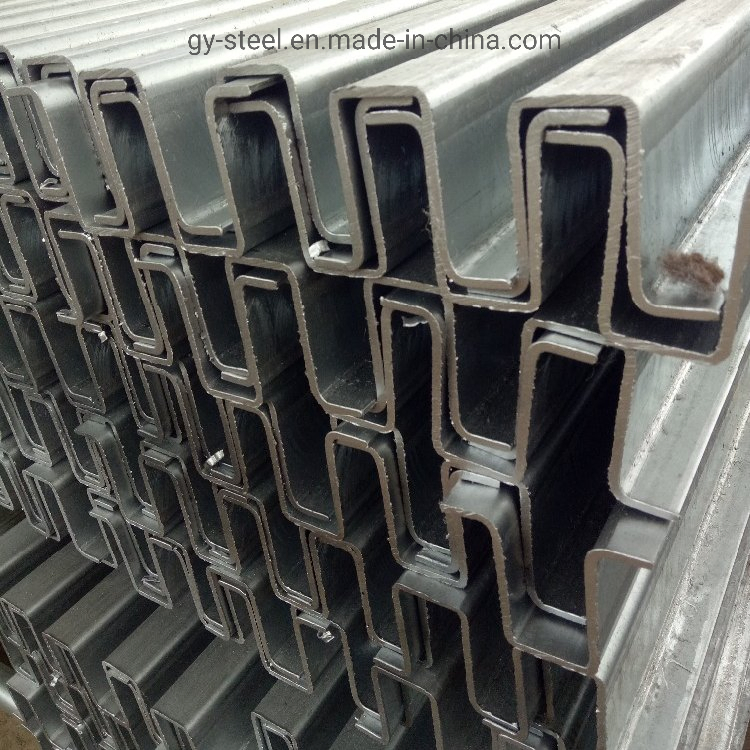 Steel Purlin Price Galvanized Omega Cross Section From Asian Tube Company