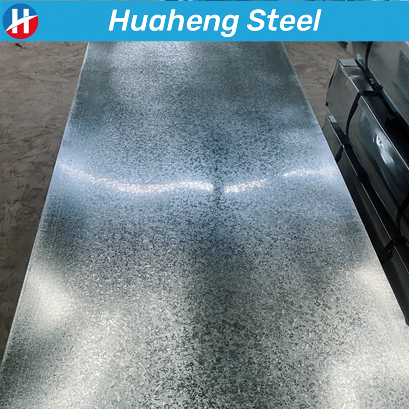 Z20g-Z275g Zero/Mini/Regular/Big Spangle Hot Dipped Gi Coated Galvanized Steel Wave Sheets Steel Sheets Corrugated Roofing Sheet for Building Material