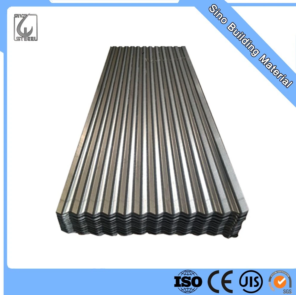 Roof Steel Material Dx51d, Dx52D, Dx53D Zinc Coated Corrugated Galvanized Steel Roofing Sheet Plate
