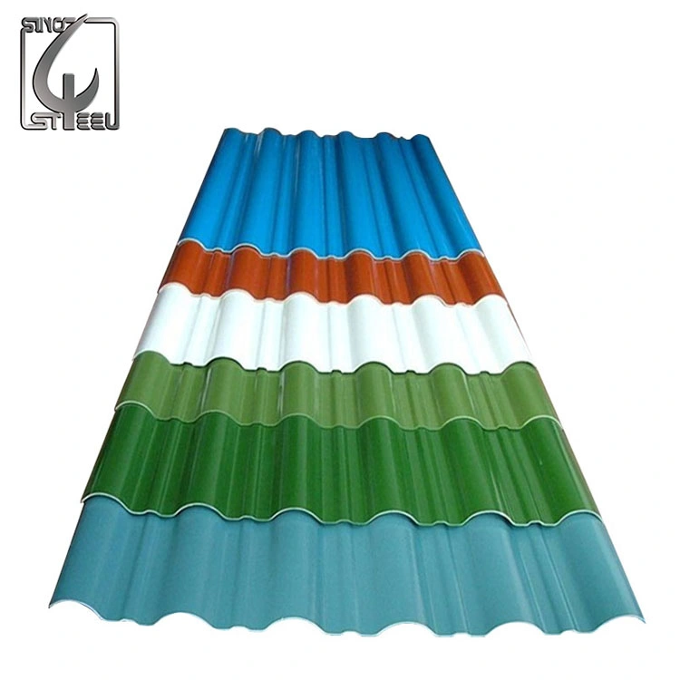 Dx51d/CGCC 0.125-2.5mm Roofing Sheet Cold Rolled/Galvanized/Galvalume/Color Coated Corrugated Steel Sheet for Building/Apartment/House