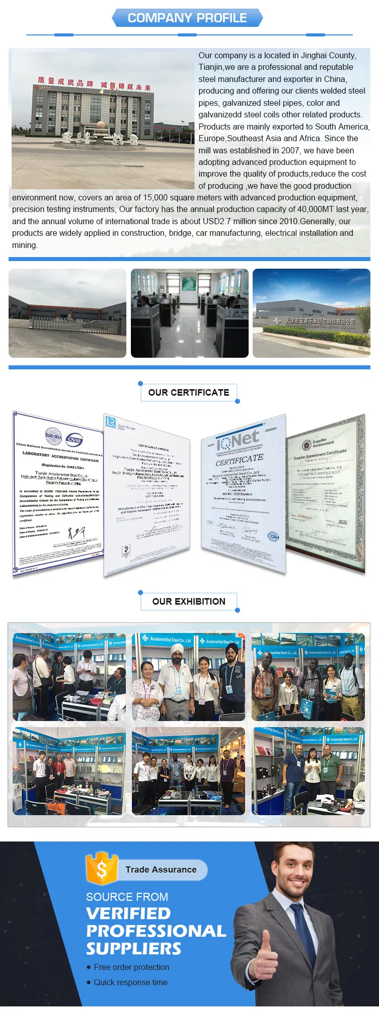 Steel Specifications