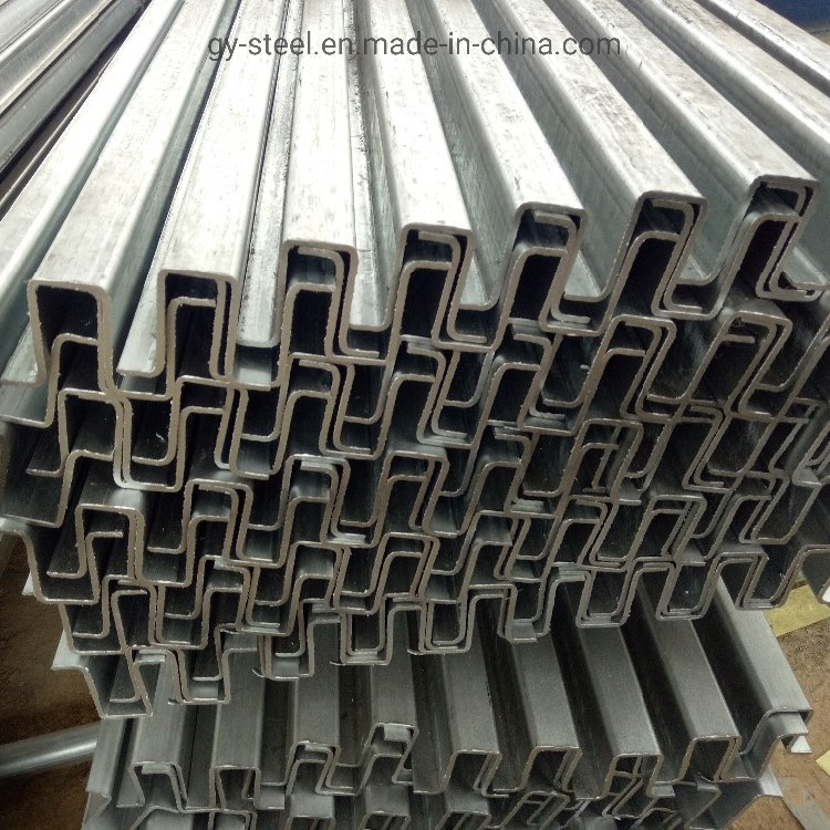 Steel Purlin Price Galvanized Omega Cross Section From Asian Tube Company