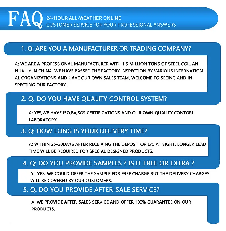 Steel Sheet FAQ Detail