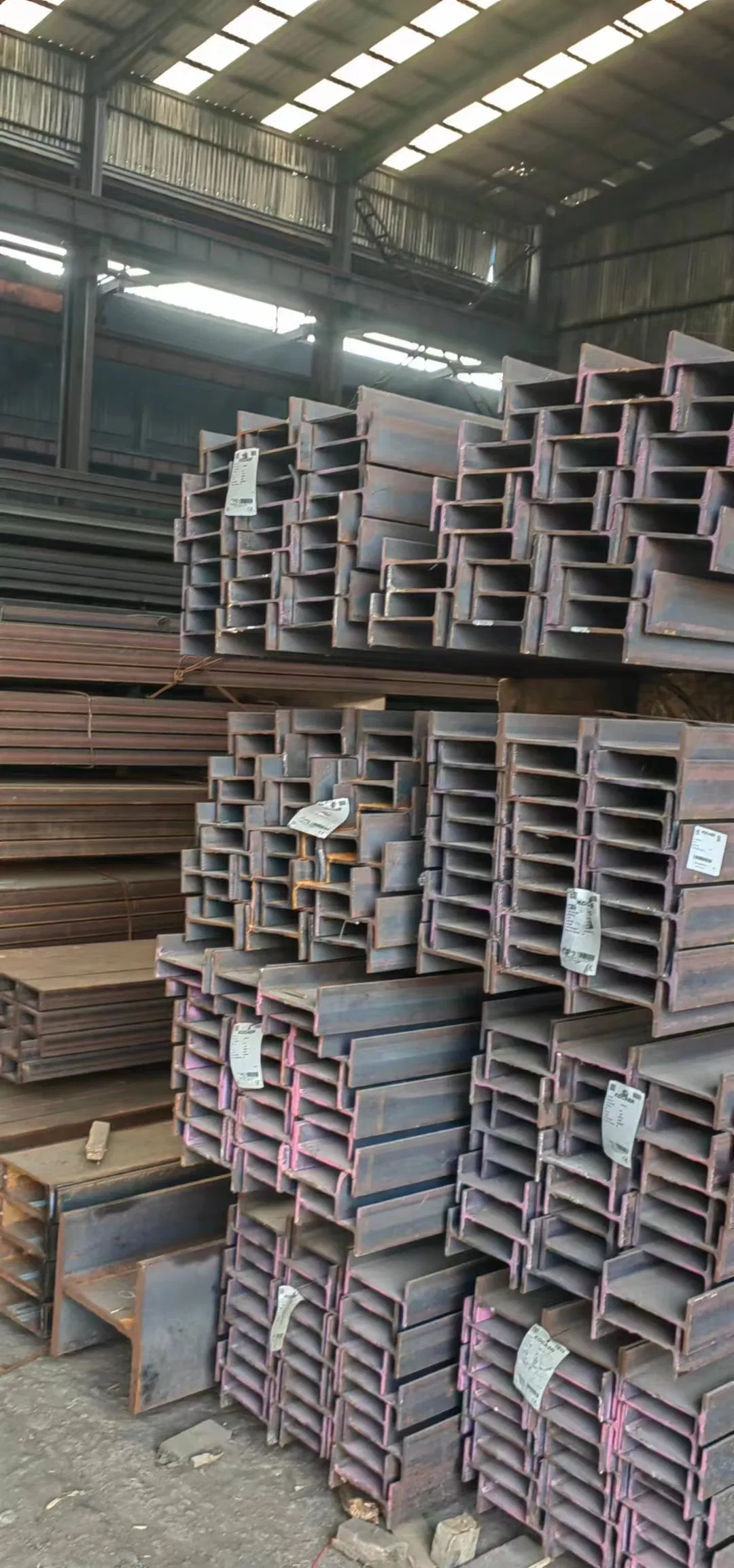 S235 S275 S355 A36 A572 G50 G60 etc 350*200 H Beam I Beam Carbon Steel Beam Ipe Upe Hea Heb Carbon Ms Steel I Beams