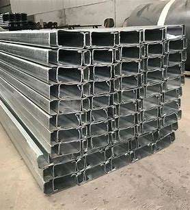 Galvanized Mild Steel C Type Channel Unistrut C Sections