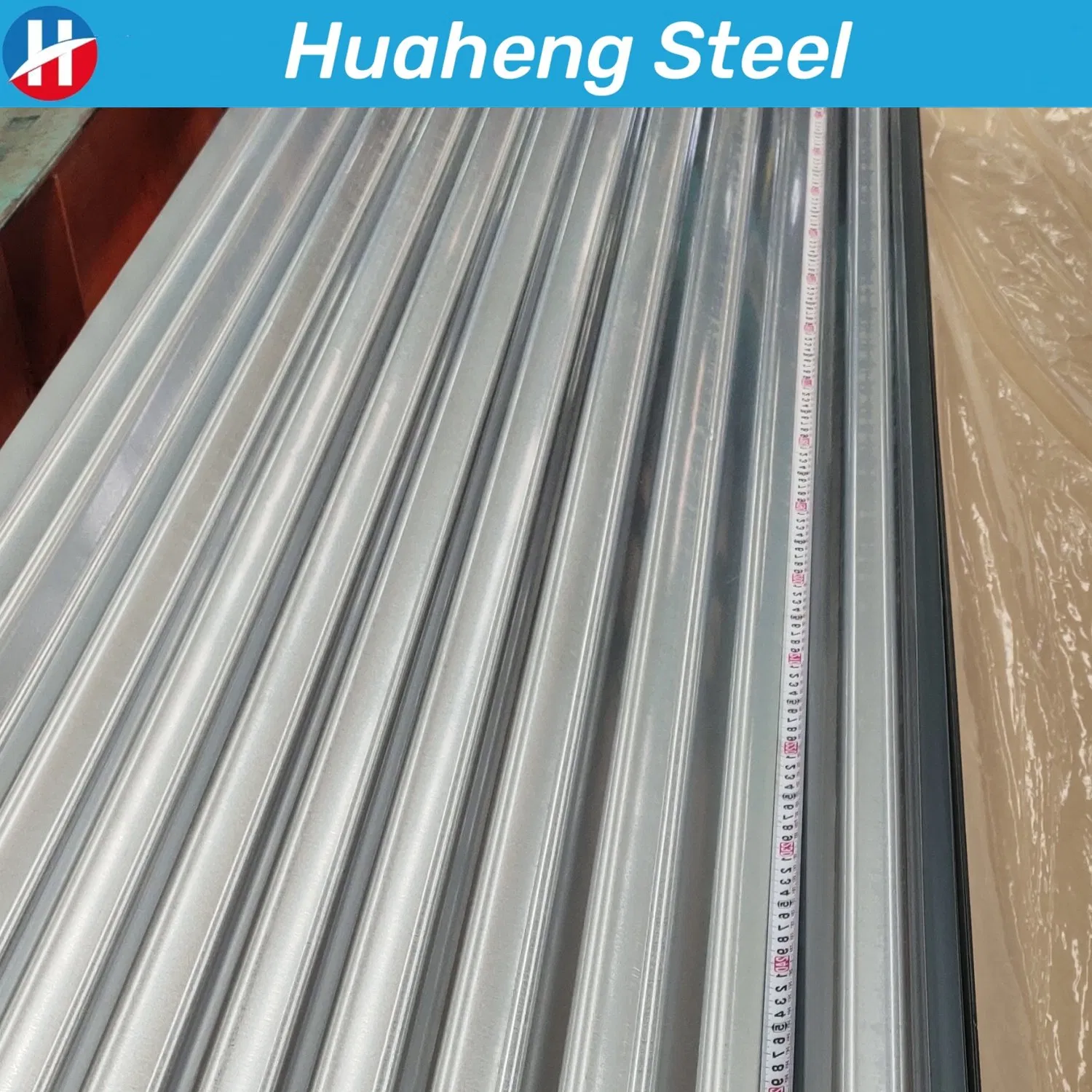 Afp G550/G350 Gl Wave Sheet T-Shape Galvalume Aluzinc Corrugated Steel Sheet Roofing Sheet with Boron Building Material Roof Tile
