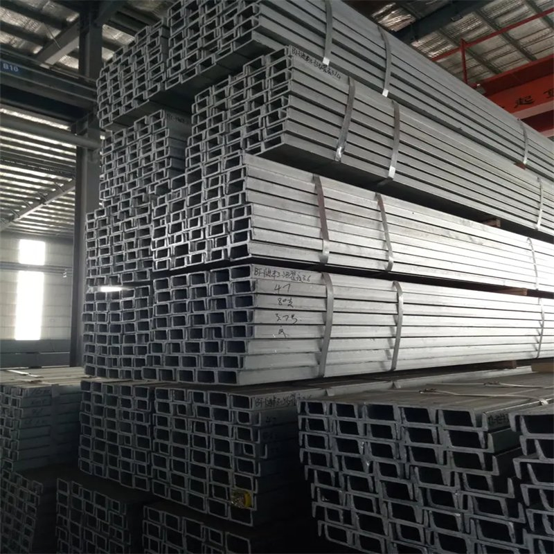 Hot Rolled Carbon Channel Steel Structure Beam C Shape Iron Column Section