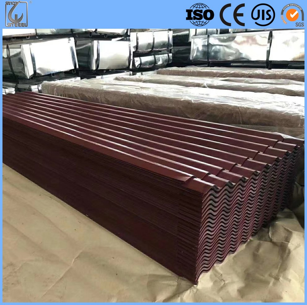 Color Corrugated Roofing Sheet Color Coated Galvalume Galvanized Steel Sheet