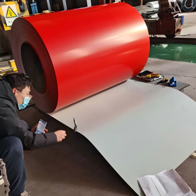Carbon Steel Coil Prepainted Cold Rolled Carbon Gi PPGI PPGL Steel Roofing Coil Color Coated Galvanized Steel Sheet