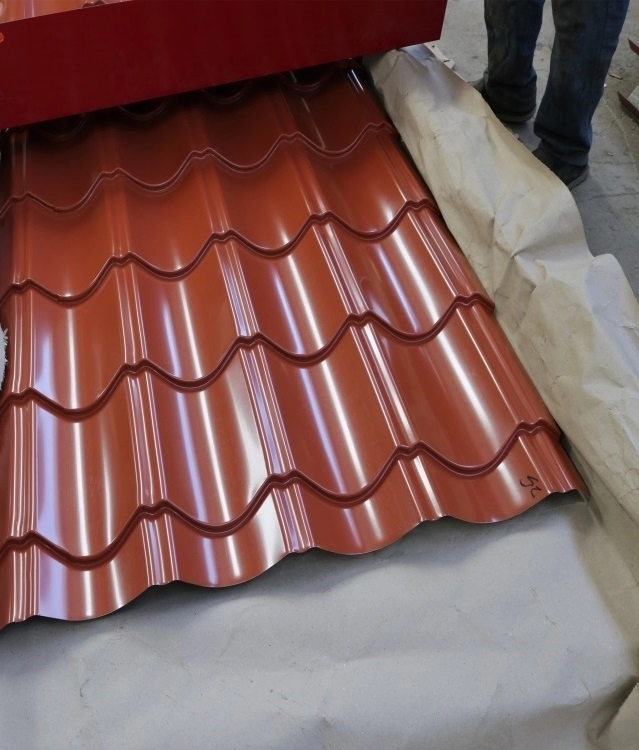 PPGI Metal Iron Zinc Roofing Tiles Galvalume Plated Steel Plate Galvanized Color Plated Corrugated Steel Roofing Sheet