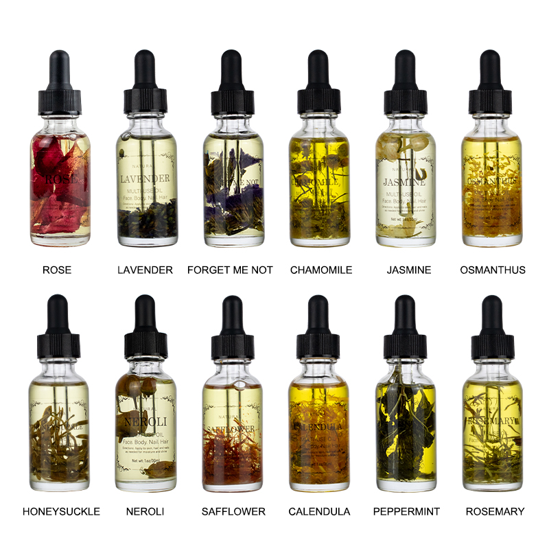 Pure Dry Flower Essential Oil for Massage Skin Care And Whitening Fresh Odor