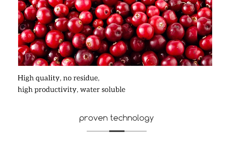 Cranberry Extract Powder Display