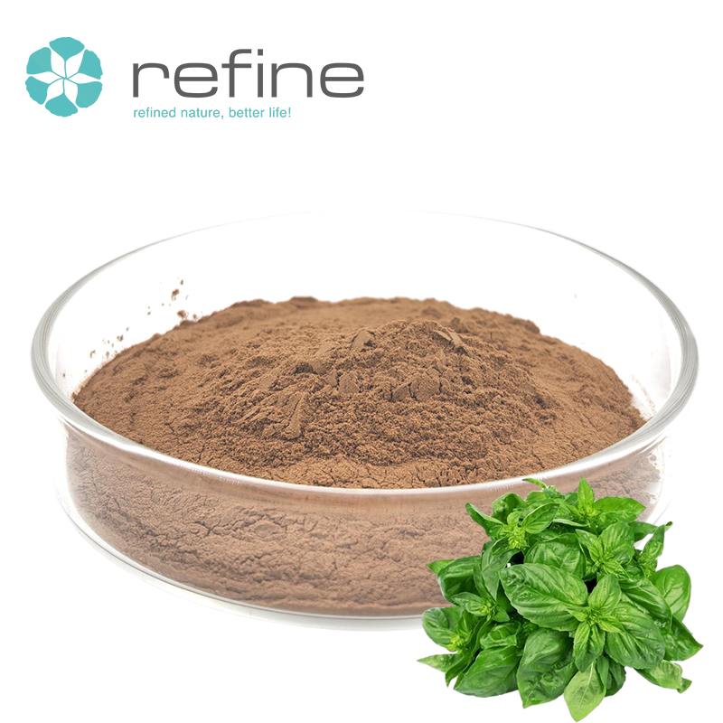Skincare Product Ingredients Organic Tulsi Extract Powder 2% Ursolic Acid Holy Basil Leaf Extract for Lotion or Soothing Spray