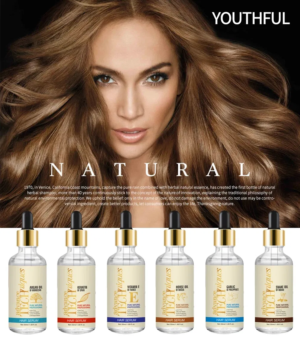 Argan Oil Serum Natural Extract Hair Treatment for Repair and Nourishment