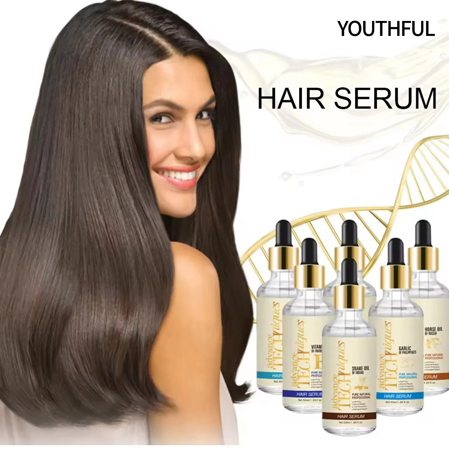Argan Oil Serum Natural Extract Hair Treatment for Repair and Nourishment