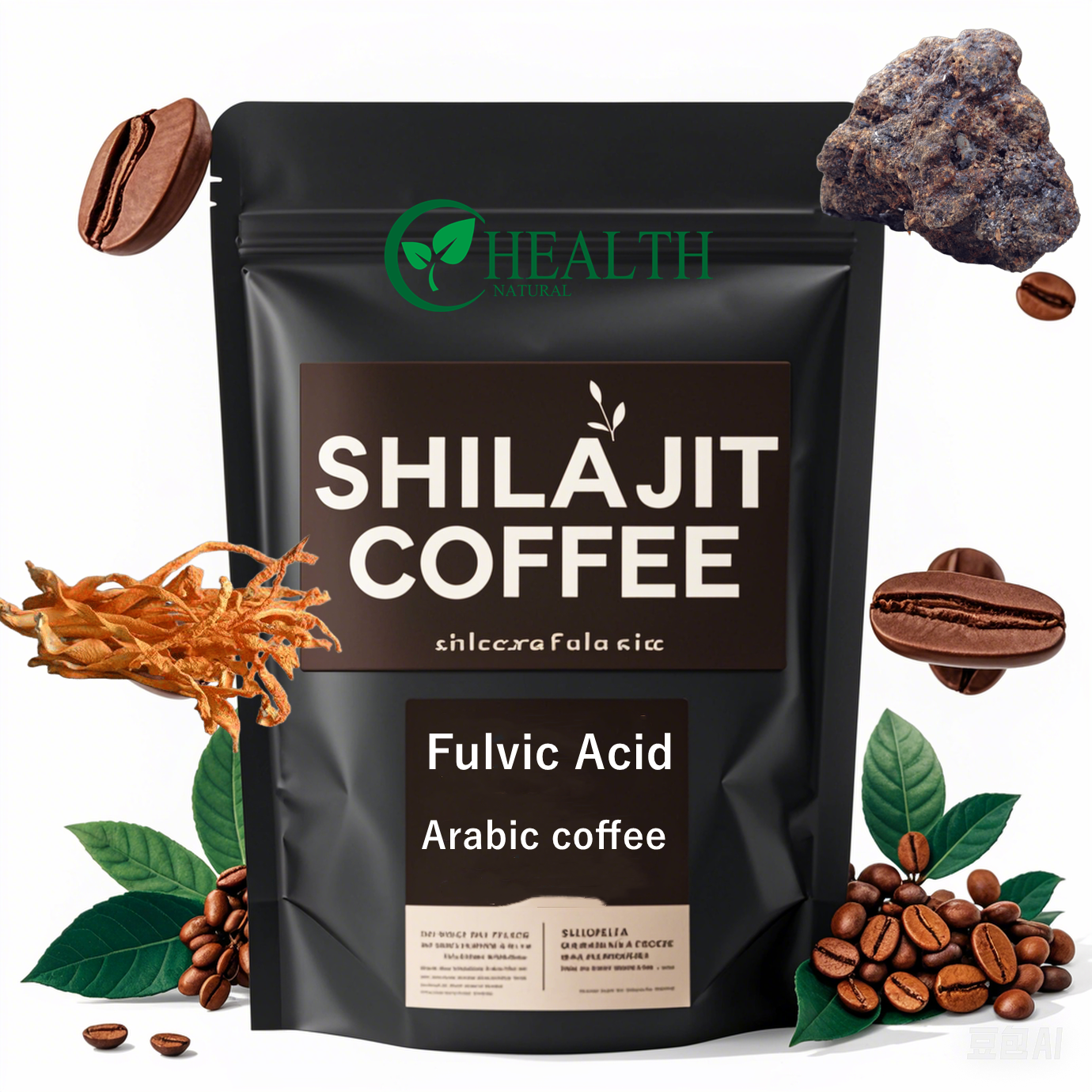 Mushroom Blend Coffee Product Presentation 1