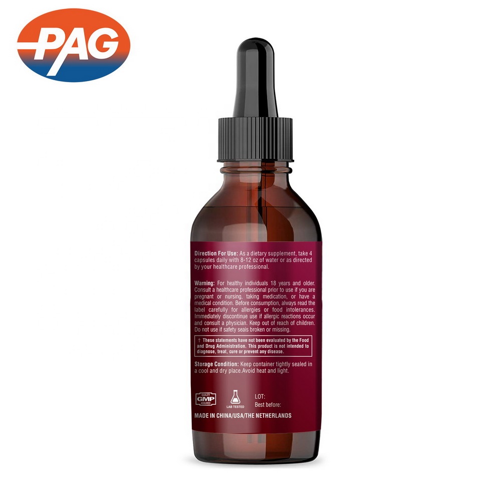 Natural Vegan Mullein Leaf Liquid Extract Supplement Lung Cleanse And Detox Drops In Bottle Vitamins for Healthy Lungs