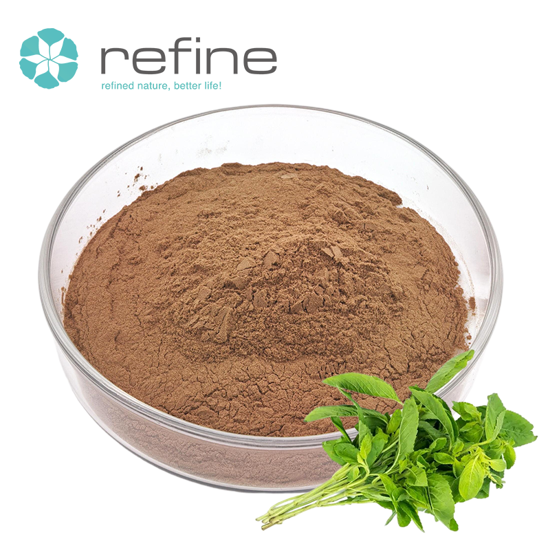 Skincare Product Ingredients Organic Tulsi Extract Powder 2% Ursolic Acid Holy Basil Leaf Extract for Lotion or Soothing Spray