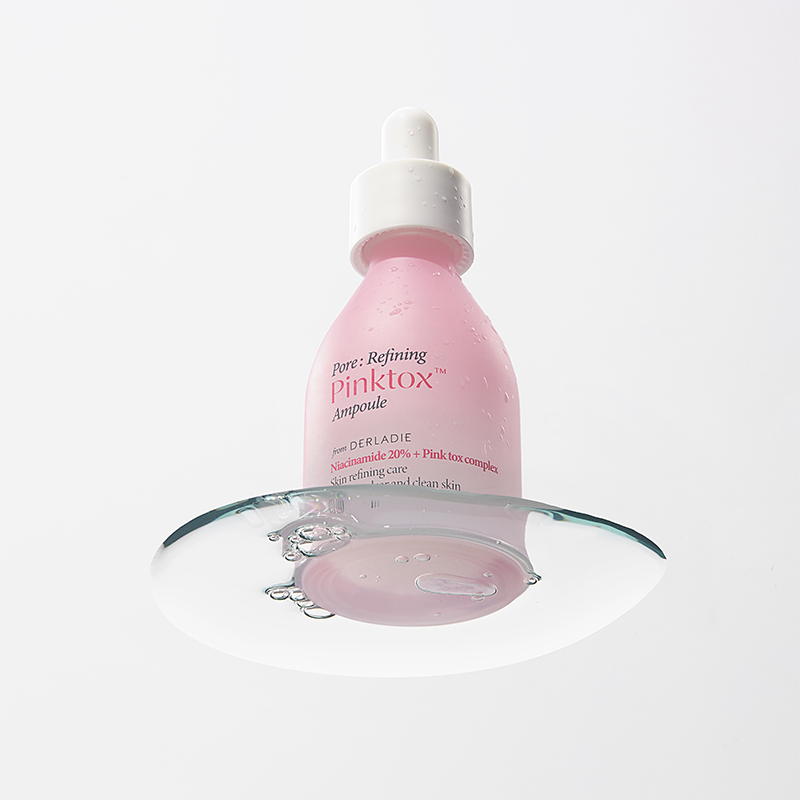 Best Korean Pinktox Ampoule Pore Tightening Effect Sebum Control Hydration Brightening Serum Niacinamide for Female Face