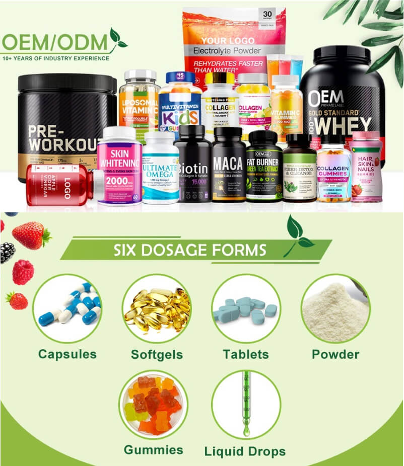 Chlorophyll droplets product showcase