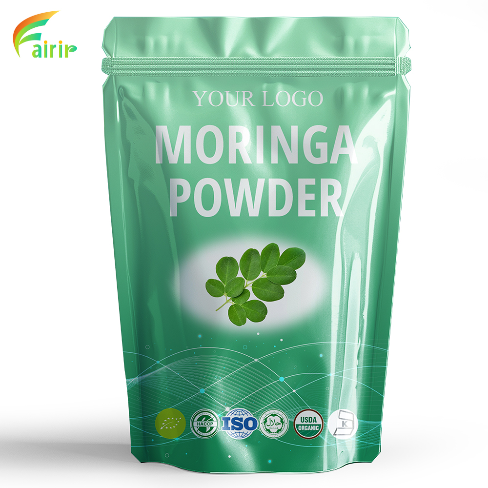 Fairir Organic Moringa Leaf Powder Herbal Extract Food Grade 99% Purity Moringa Oleifera for Beverage Capsules &amp; Tablets