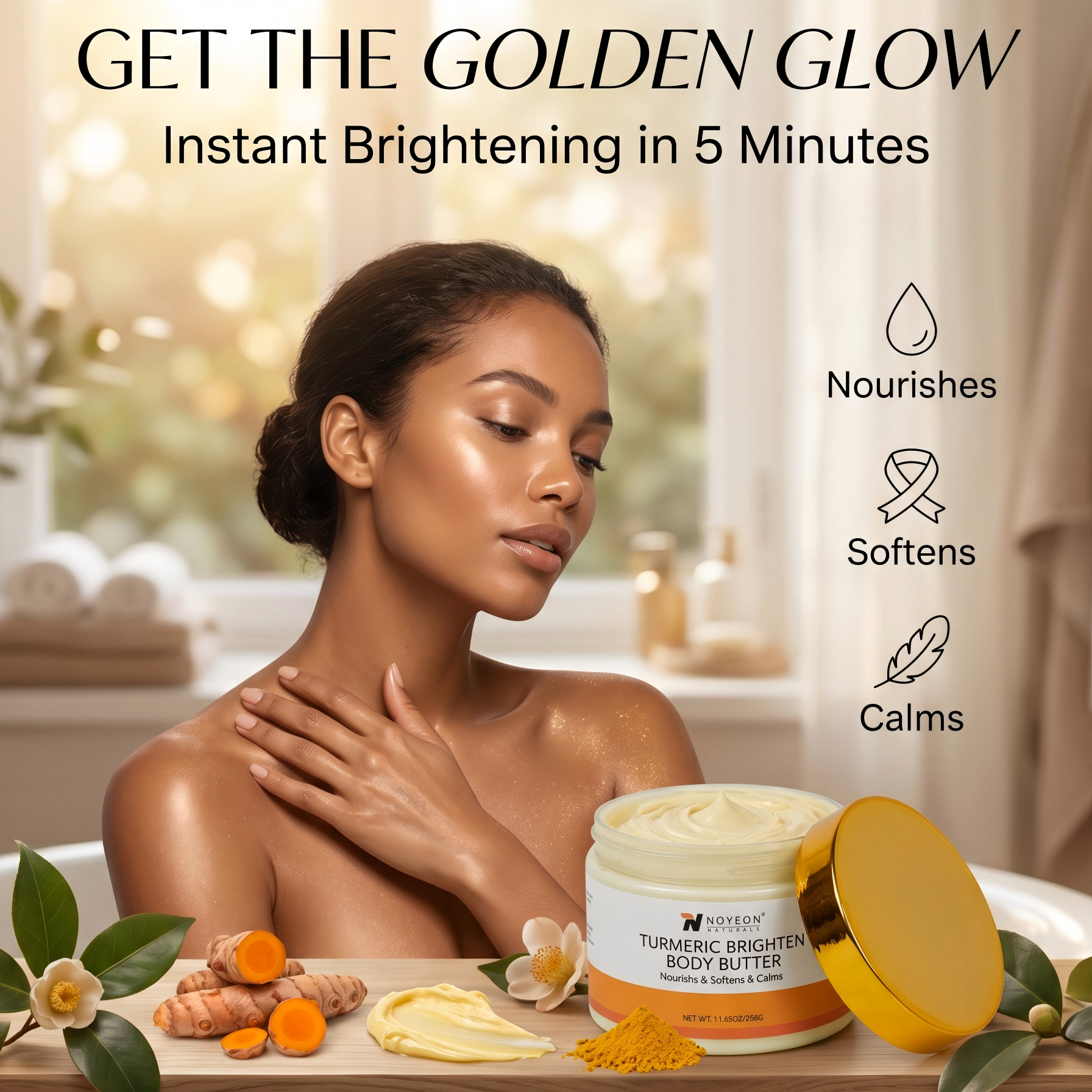 Private Label Turmeric Skincare Set OEM ODM Manufacturer Custom Face And Body Care Formula Packaging Low MOQ