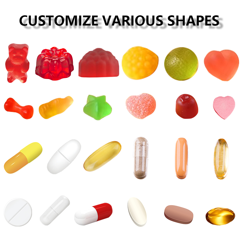 OEM/ODM Customizable Kombucha Gummies Natural Slippery Elm, Dandelion Root Herbal Supplement-Vegan 60 Kombucha Gummy