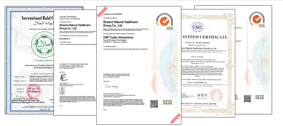 Certificates