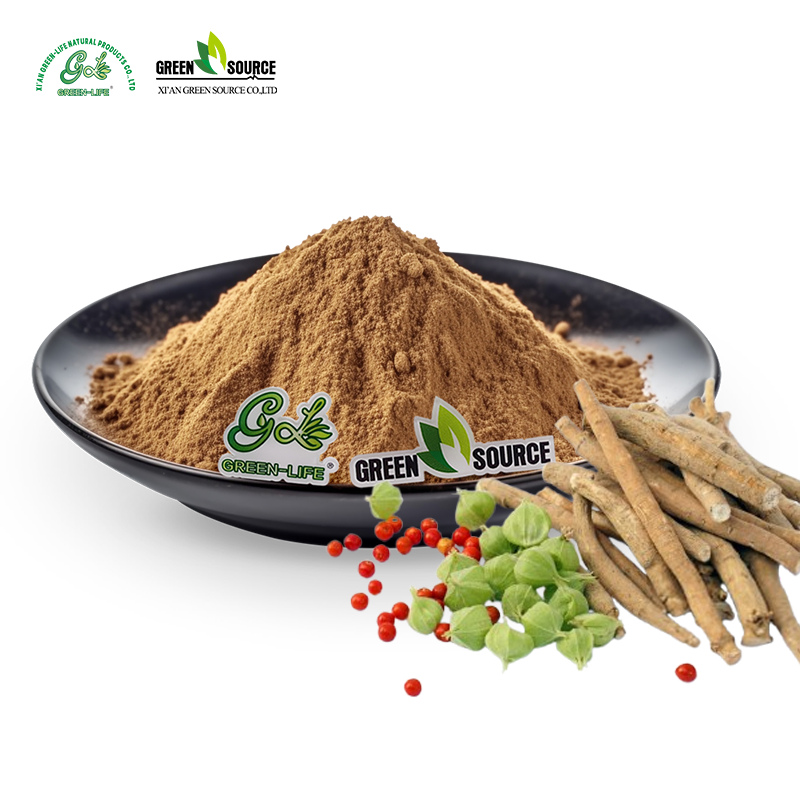 Organic Ashwagandha Powder by Green Life Herb Bulk Indian Ginseng Extract for Stress &amp; Vitality