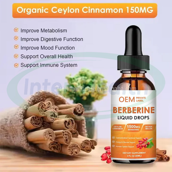 Berberine packaging detail