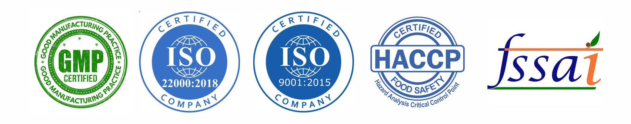 Product certification info