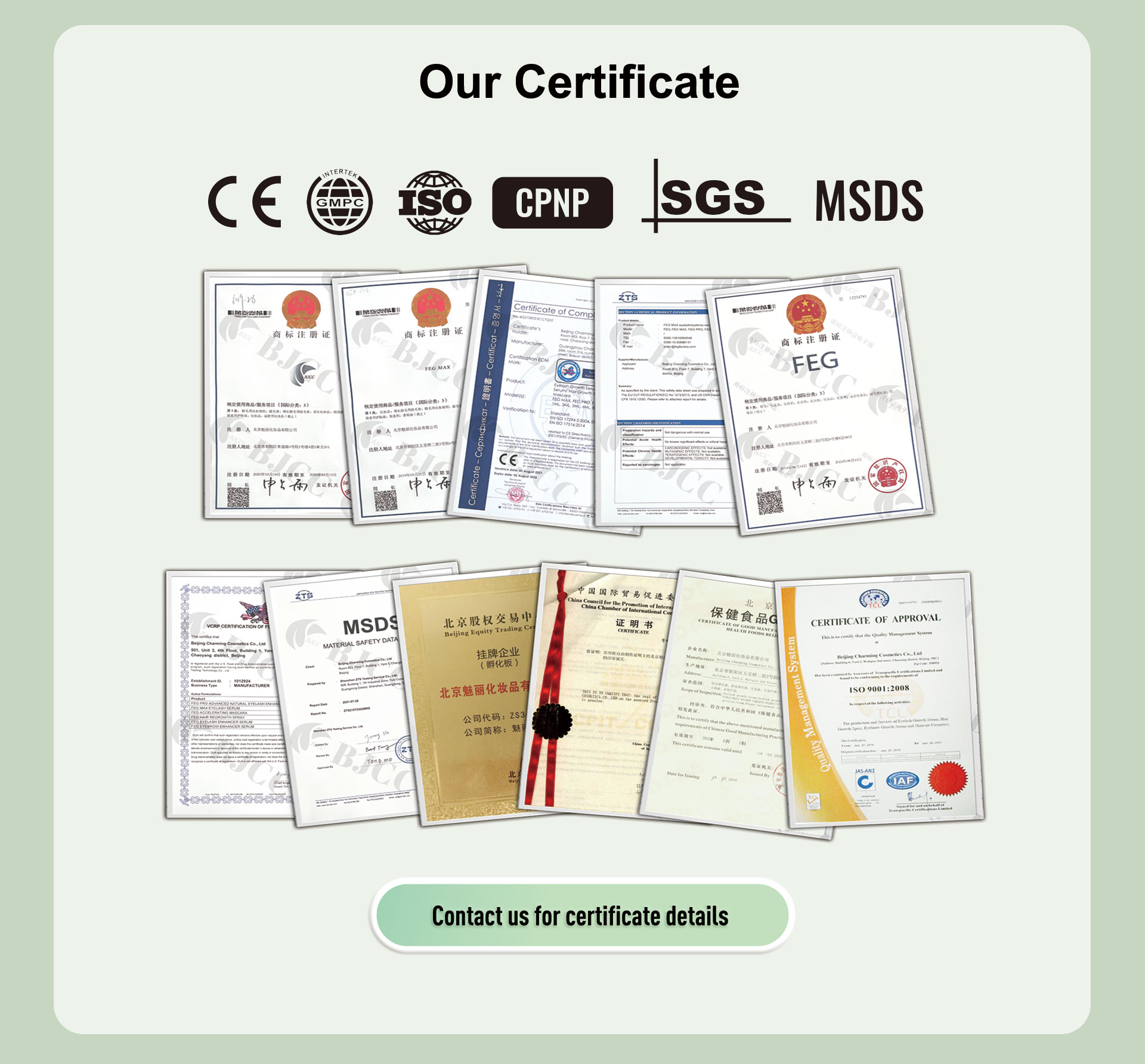 Product Quality Certifications