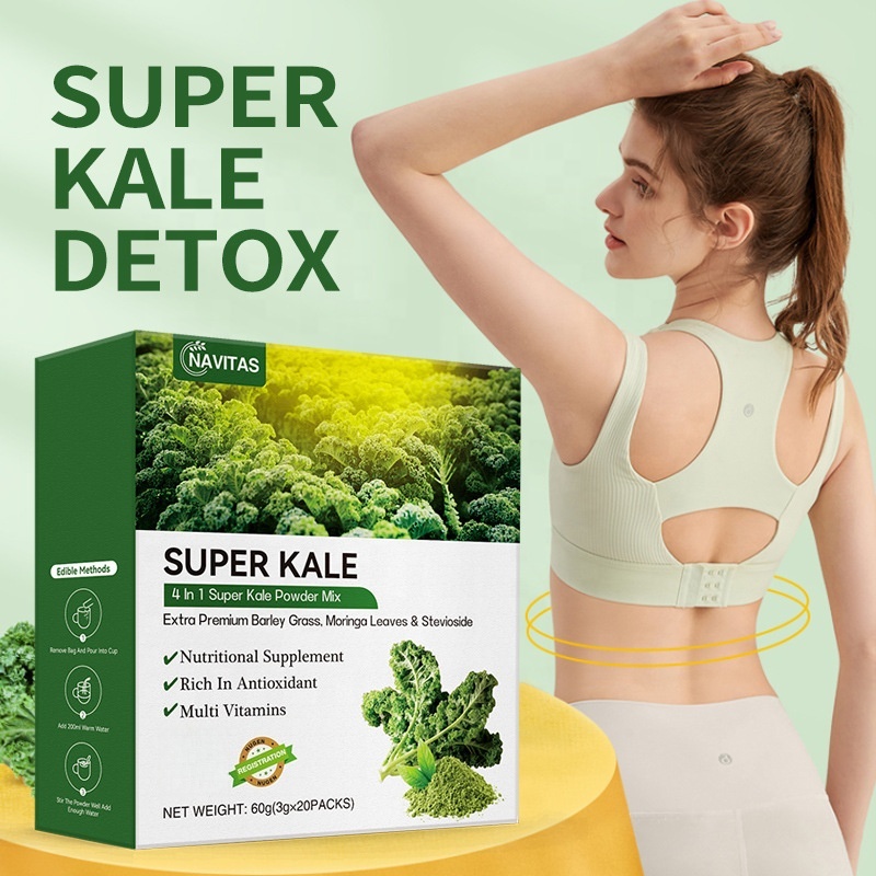 Best-Selling Solid Beverage Water Soluble Kale Extract Powder High Quality Herbal Supplements Reputed Vegetable Powder