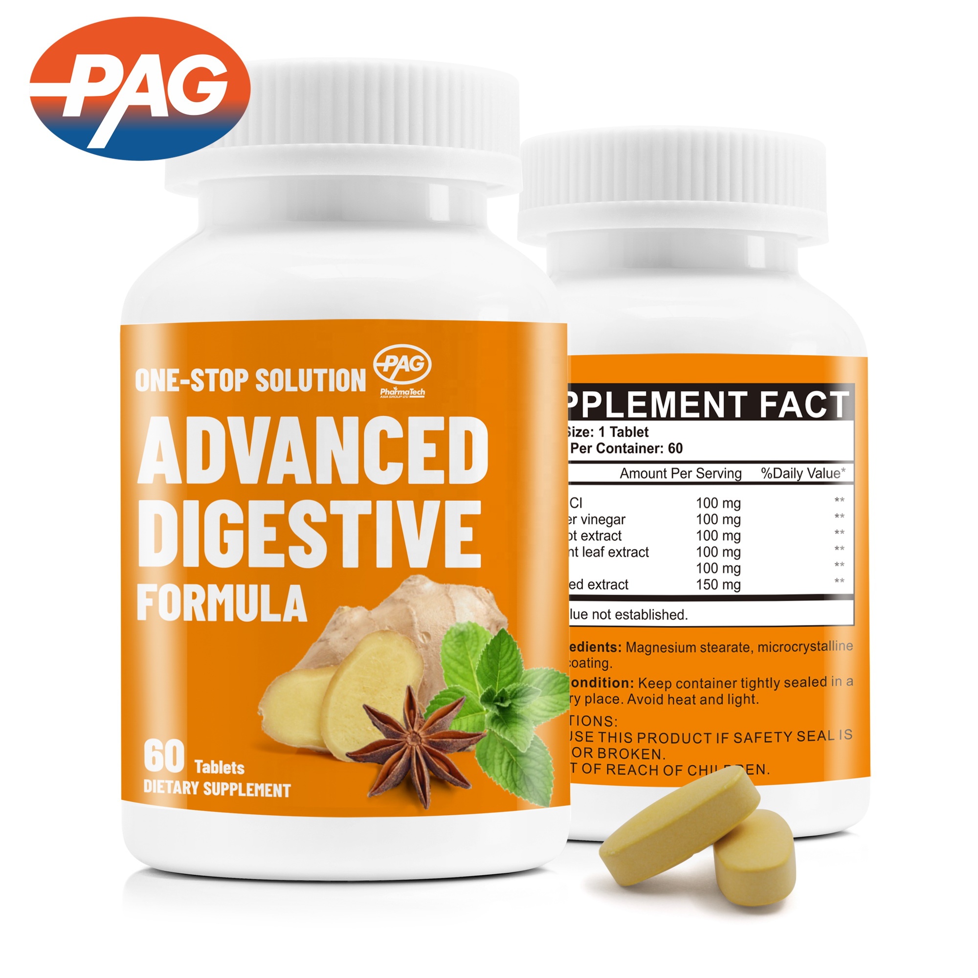 Supplement Manufacturer Herbs Apple Cider Vinegar Digestive Supplements Gut Health Supplement Digestive Tablet